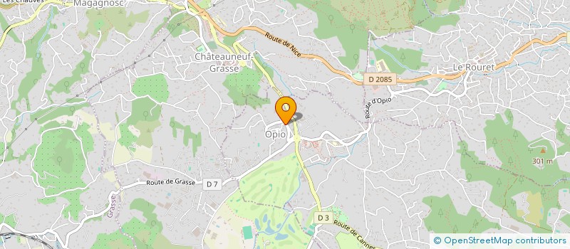 localisation de l'entreprise MONSIEUR CHARLES CACHERA  CHATEAUNEUF-GRASSE