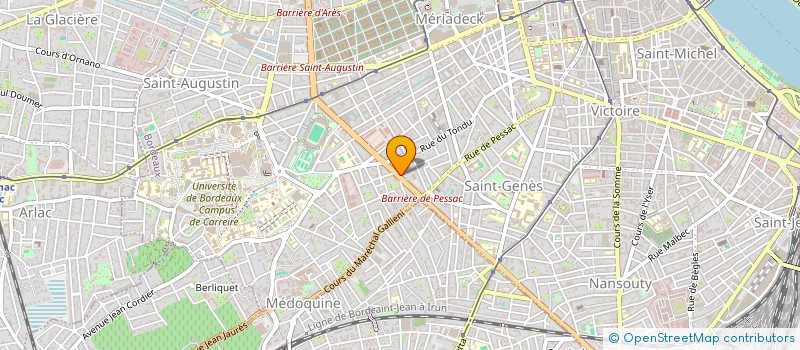 localisation de l'entreprise MONSIEUR CHARLES CAILLAT GRENIER à BORDEAUX