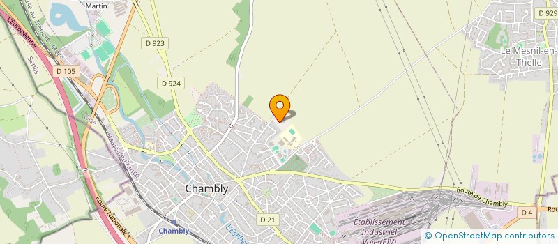 localisation de l'entreprise MONSIEUR CHARLES CAILLAUD  CHAMBLY
