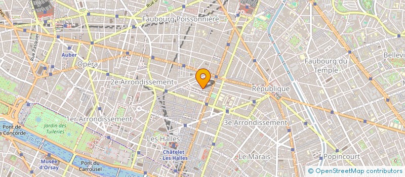 localisation de l'entreprise MONSIEUR CHARLES CAILLETEAU  PARIS