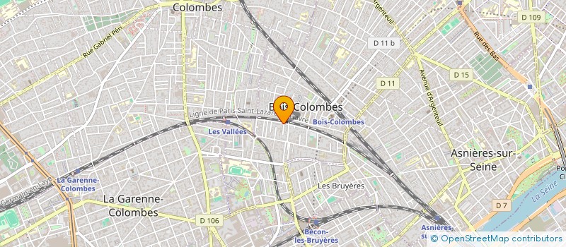 localisation de l'entreprise MONSIEUR CHARLES CAILLIAU à BOIS-COLOMBES