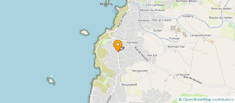 localisation de l'entreprise MONSIEUR CHARLES CALVES  PLOUARZEL