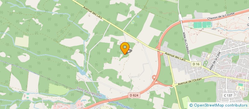 localisation de l'entreprise MONSIEUR CHARLES CAMACHO  SAINT-PAUL-LES-DAX