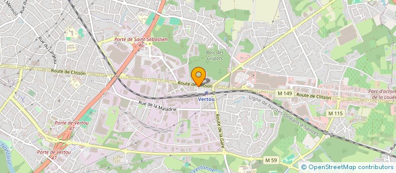 localisation de l'entreprise MONSIEUR CHARLES CAMARA à VERTOU