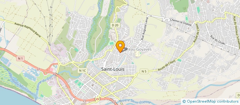 localisation de l'entreprise MONSIEUR CHARLES CAMATCHY à SAINT-LOUIS