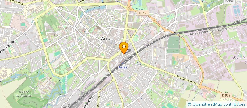 localisation de l'entreprise MONSIEUR CHARLES CAMPIGNION à ARRAS