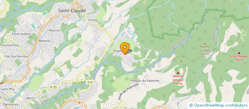 localisation de l'entreprise MONSIEUR CHARLES CANTIN à SAINT-CLAUDE
