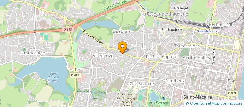 localisation de l'entreprise MONSIEUR CHARLES CANTIN à SAINT-NAZAIRE