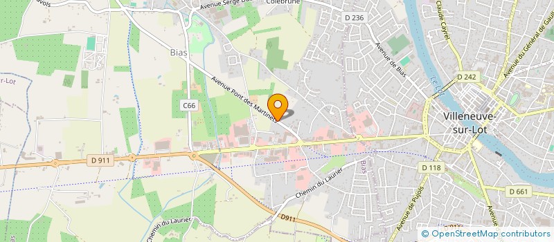 localisation de l'entreprise MONSIEUR CHARLES CANUEL à VILLENEUVE-SUR-LOT