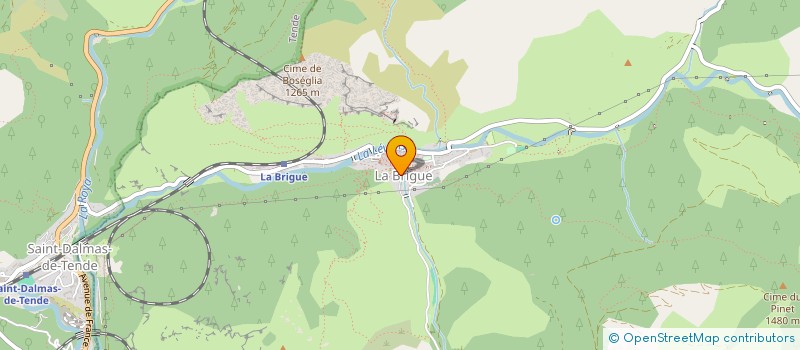 localisation de l'entreprise MONSIEUR CHARLES CARLON  LA BRIGUE