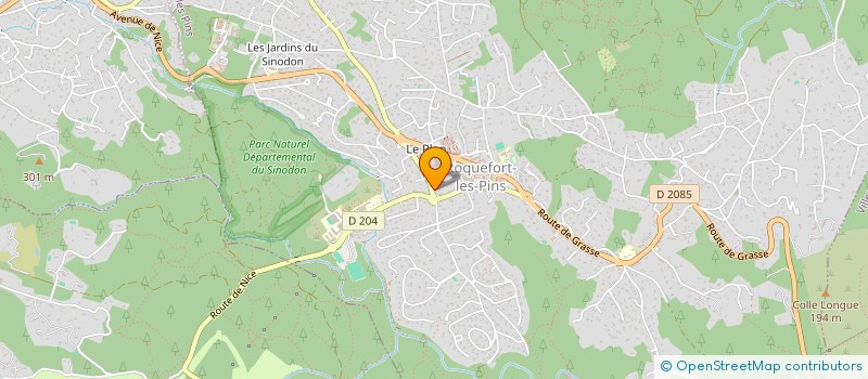 localisation de l'entreprise MONSIEUR CHARLES CARNIEL à ROQUEFORT-LES-PINS