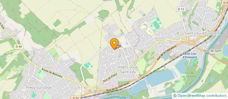 localisation de l'entreprise MONSIEUR CHARLES CARVALHO  VILLERS-SOUS-SAINT-LEU