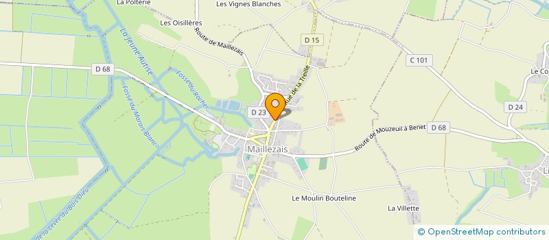 localisation de l'entreprise MONSIEUR CHARLES CASSAGRAND à MAILLEZAIS