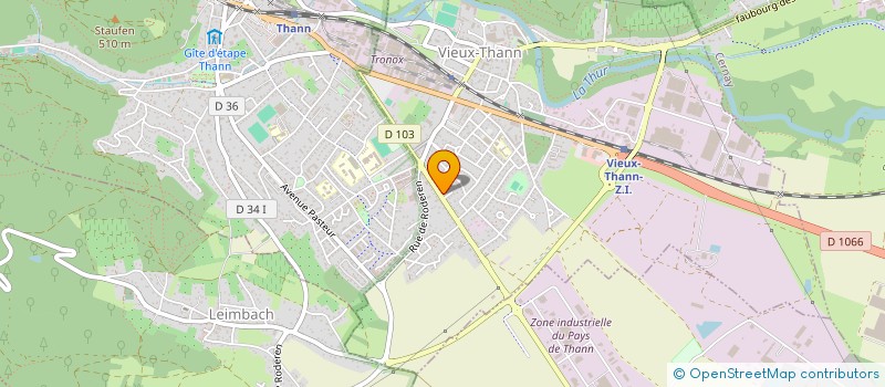 localisation de l'entreprise MONSIEUR CHARLES CASTELLAZZI  VIEUX-THANN