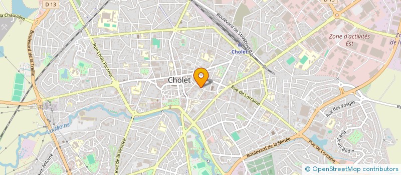 localisation de l'entreprise MONSIEUR CHARLES CESBRON à CHOLET
