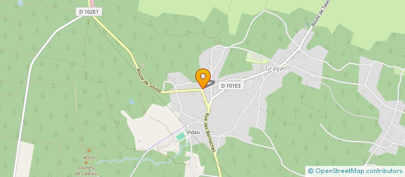 localisation de l'entreprise MONSIEUR CHARLES CHAIGNEAU  GRAYAN-ET-L'HOPITAL