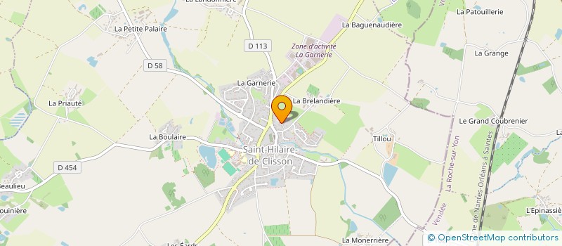 localisation de l'entreprise MONSIEUR CHARLES CHAMPEAU à SAINT-HILAIRE-DE-CLISSON