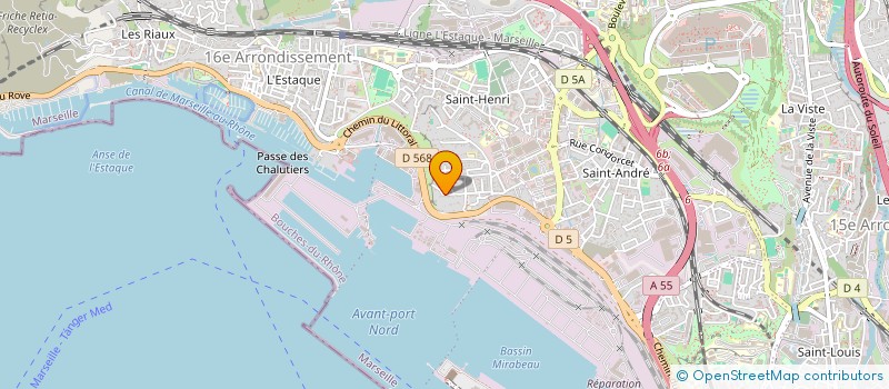 localisation de l'entreprise MONSIEUR CHARLES CHANUT  MARSEILLE