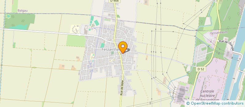 localisation de l'entreprise MONSIEUR CHARLES CHARBONNEAU  FESSENHEIM