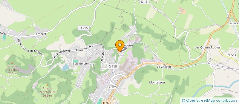 localisation de l'entreprise MONSIEUR CHARLES CHAUMEIL à YDES
