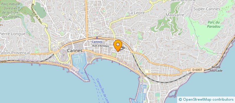 localisation de l'entreprise MONSIEUR CHARLES CHAUVEAU à CANNES