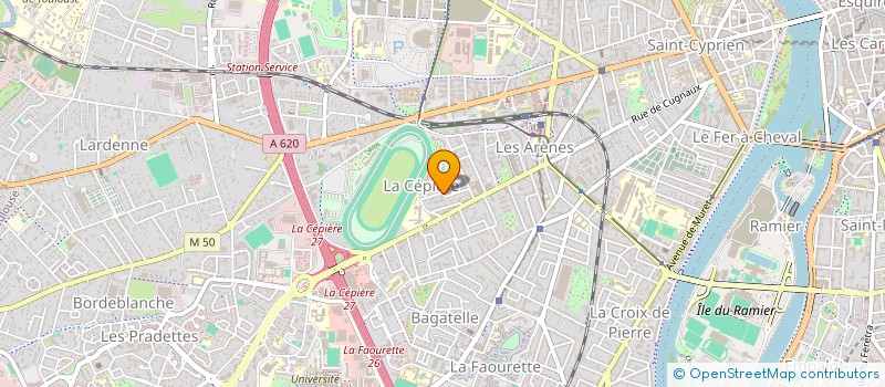 localisation de l'entreprise MONSIEUR CHARLES CHAUVIN à TOULOUSE