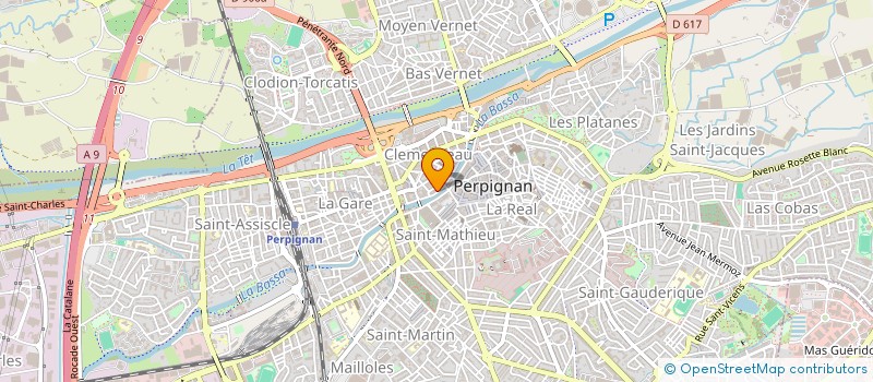 localisation de l'entreprise MONSIEUR CHARLES CHAVANETTE  PERPIGNAN