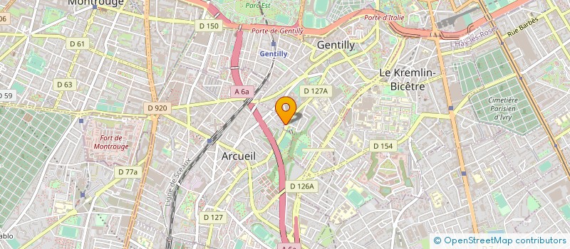 localisation de l'entreprise MONSIEUR CHARLES CHEVALIER à GENTILLY