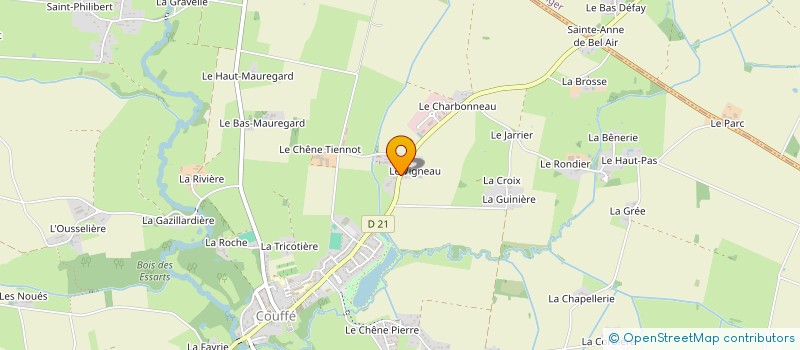 localisation de l'entreprise MONSIEUR CHARLES CHEVALIER  COUFFE