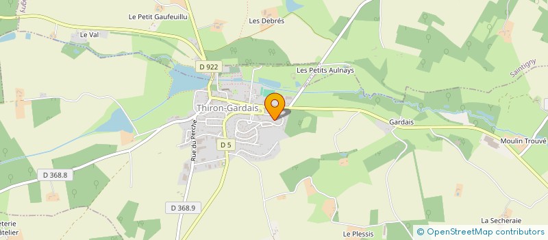 localisation de l'entreprise MONSIEUR CHARLES CHEVALLIER à THIRON-GARDAIS