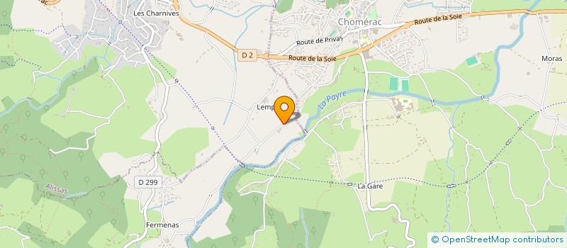 localisation de l'entreprise MONSIEUR CHARLES CHIFFLET  ALISSAS