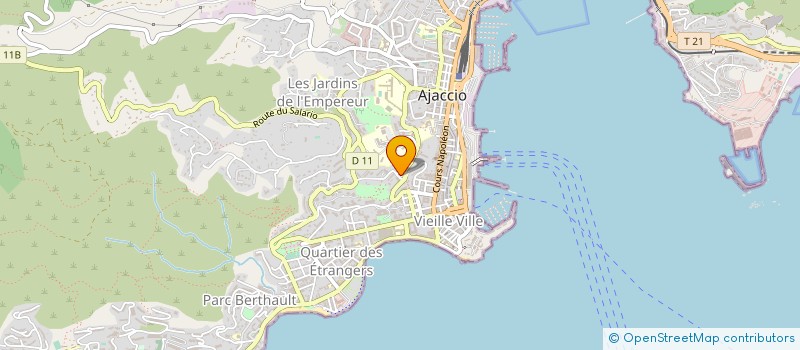 localisation de l'entreprise MONSIEUR CHARLES CIANFARANI à AJACCIO