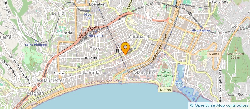 localisation de l'entreprise MONSIEUR CHARLES CIRASA à NICE