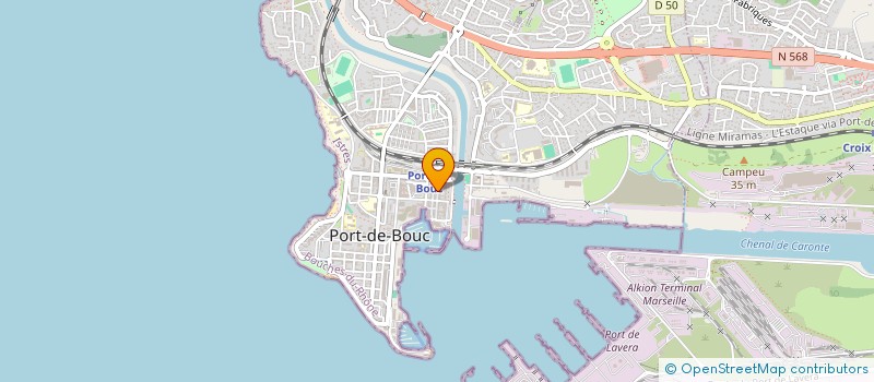 localisation de l'entreprise MONSIEUR CHARLES CLEMENT  PORT-DE-BOUC