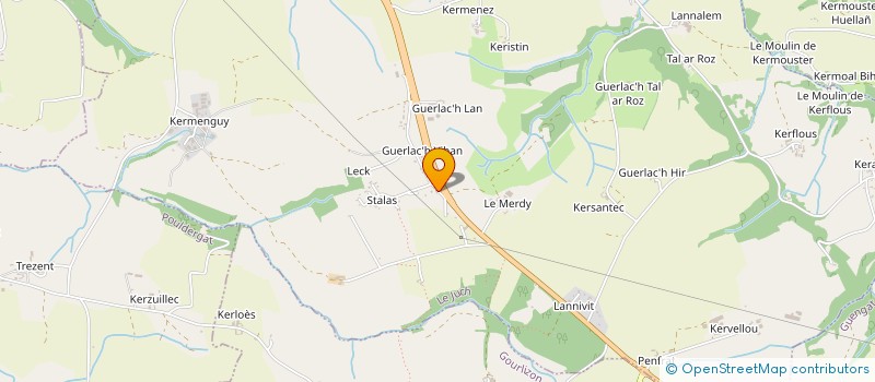 localisation de l'entreprise MONSIEUR CHARLES COCHERIL  LE JUCH