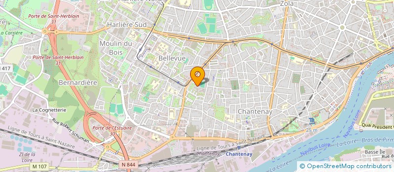 localisation de l'entreprise MONSIEUR CHARLES COGNE  NANTES