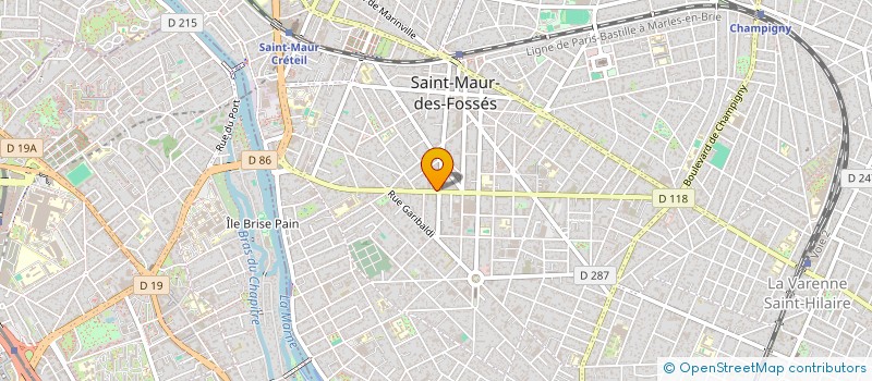 localisation de l'entreprise MONSIEUR CHARLES COLDEFY  SAINT-MAUR-DES-FOSSES