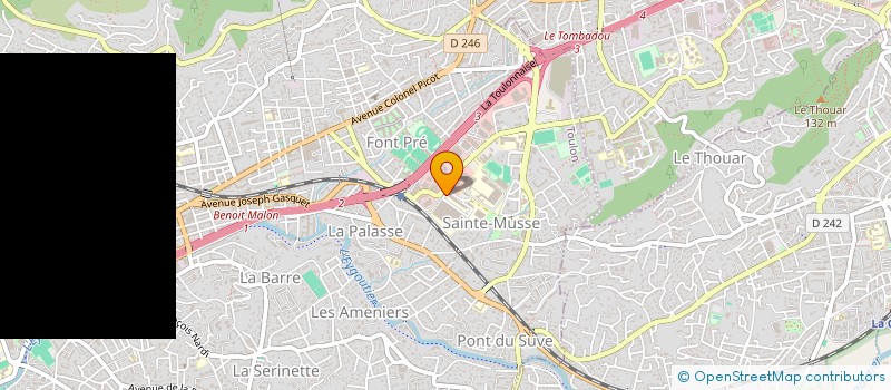 localisation de l'entreprise MONSIEUR CHARLES COLLET  TOULON