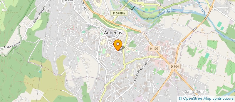 localisation de l'entreprise MONSIEUR CHARLES COLLET à AUBENAS