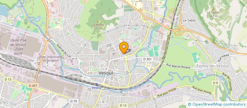 localisation de l'entreprise MONSIEUR CHARLES COLLETTE  VESOUL