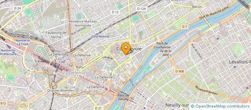 localisation de l'entreprise MONSIEUR CHARLES COLLOT à COURBEVOIE