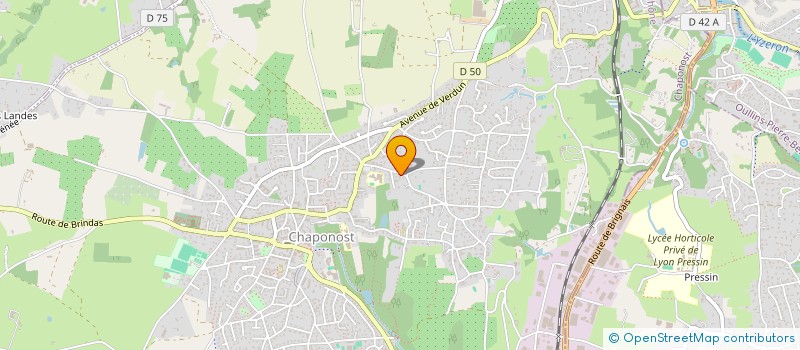 localisation de l'entreprise MONSIEUR CHARLES COMBARNOUS  CHAPONOST