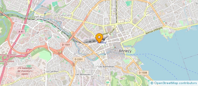 localisation de l'entreprise MONSIEUR CHARLES COMBEY à ANNECY