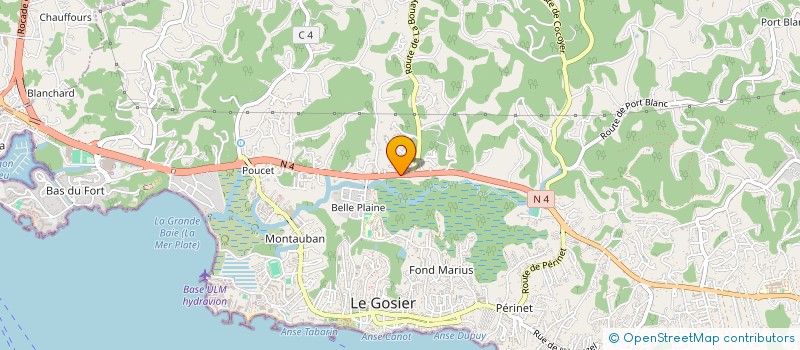 localisation de l'entreprise MONSIEUR CHARLES CONSTANTTIN  LE GOSIER