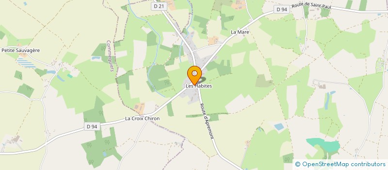 localisation de l'entreprise MONSIEUR CHARLES CORDELIER  APREMONT