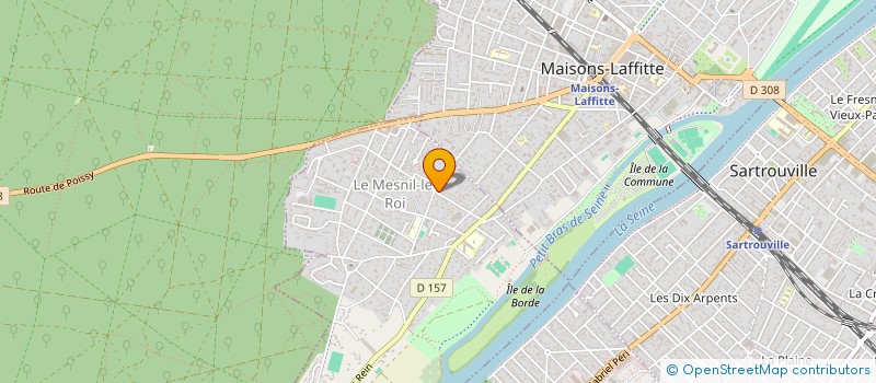 localisation de l'entreprise MONSIEUR CHARLES CORDIER  LE MESNIL-LE-ROI