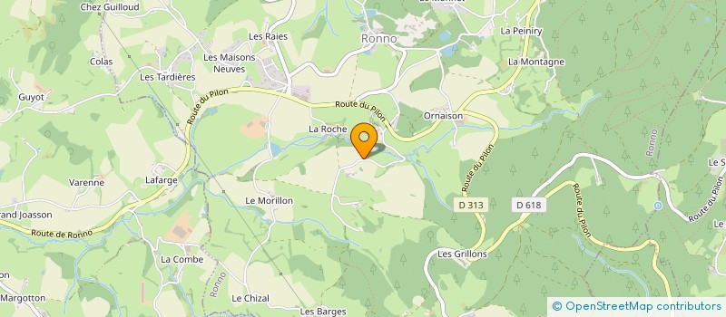 localisation de l'entreprise MONSIEUR CHARLES CORGIER à RONNO