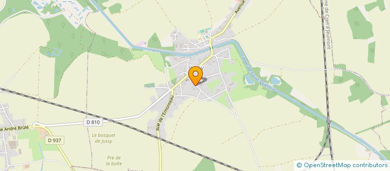 localisation de l'entreprise MONSIEUR CHARLES CORNET  JUSSY