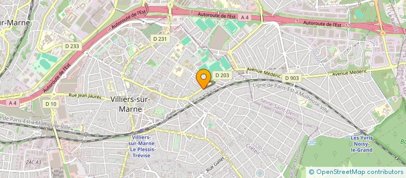 localisation de l'entreprise MONSIEUR CHARLES COSEMANS à VILLIERS-SUR-MARNE