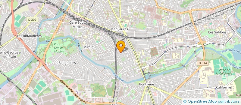 localisation de l'entreprise MONSIEUR CHARLES COTINEAU  LE MANS